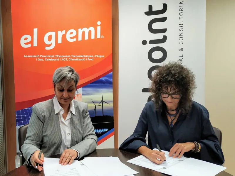 El Gremi d'Instal·ladors de Lleida firma un acuerdo con Helpoint Serveis